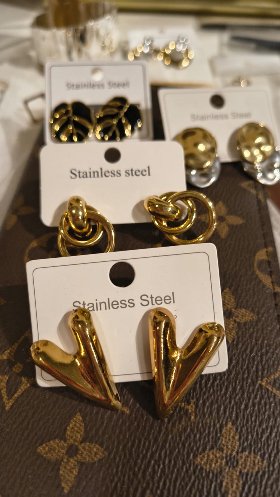 Aros Brillo Boho Gold