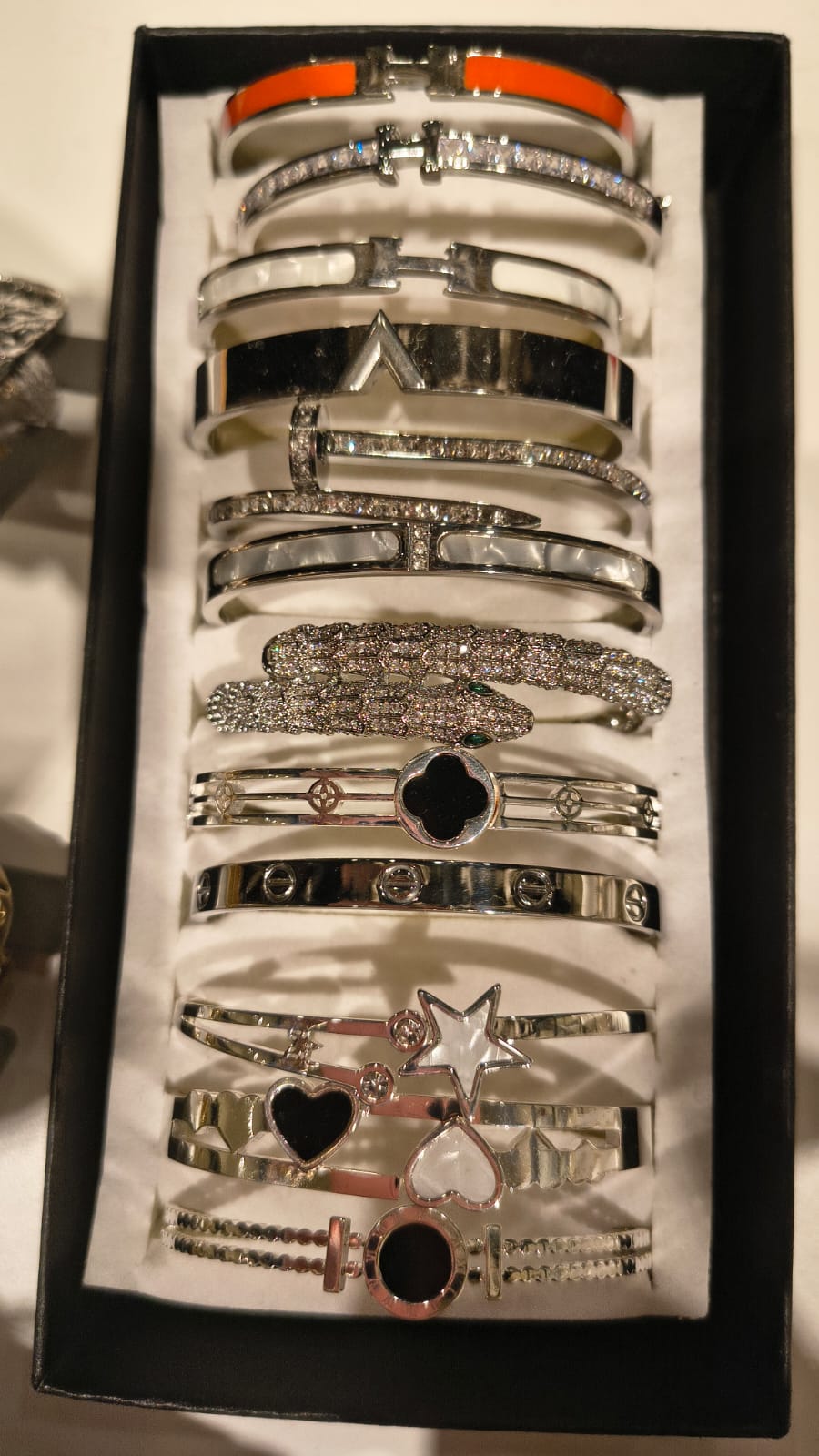 Pulseras Galaxia Plateada