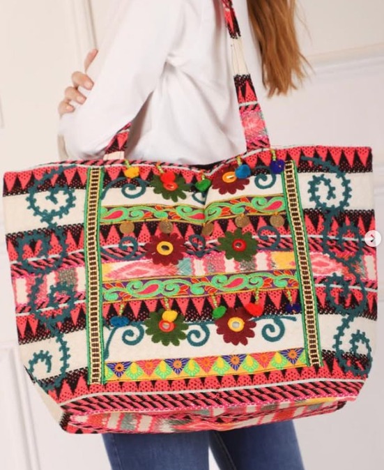Bolso Tote Flores del Desierto