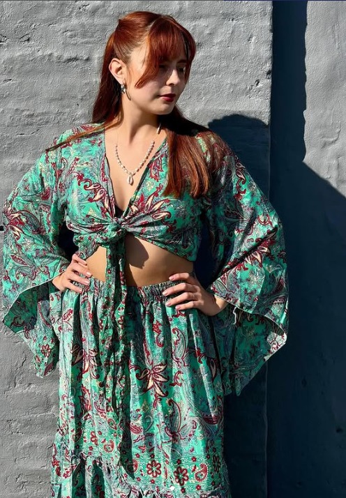 Vestido Esmeralda Boho Hindú